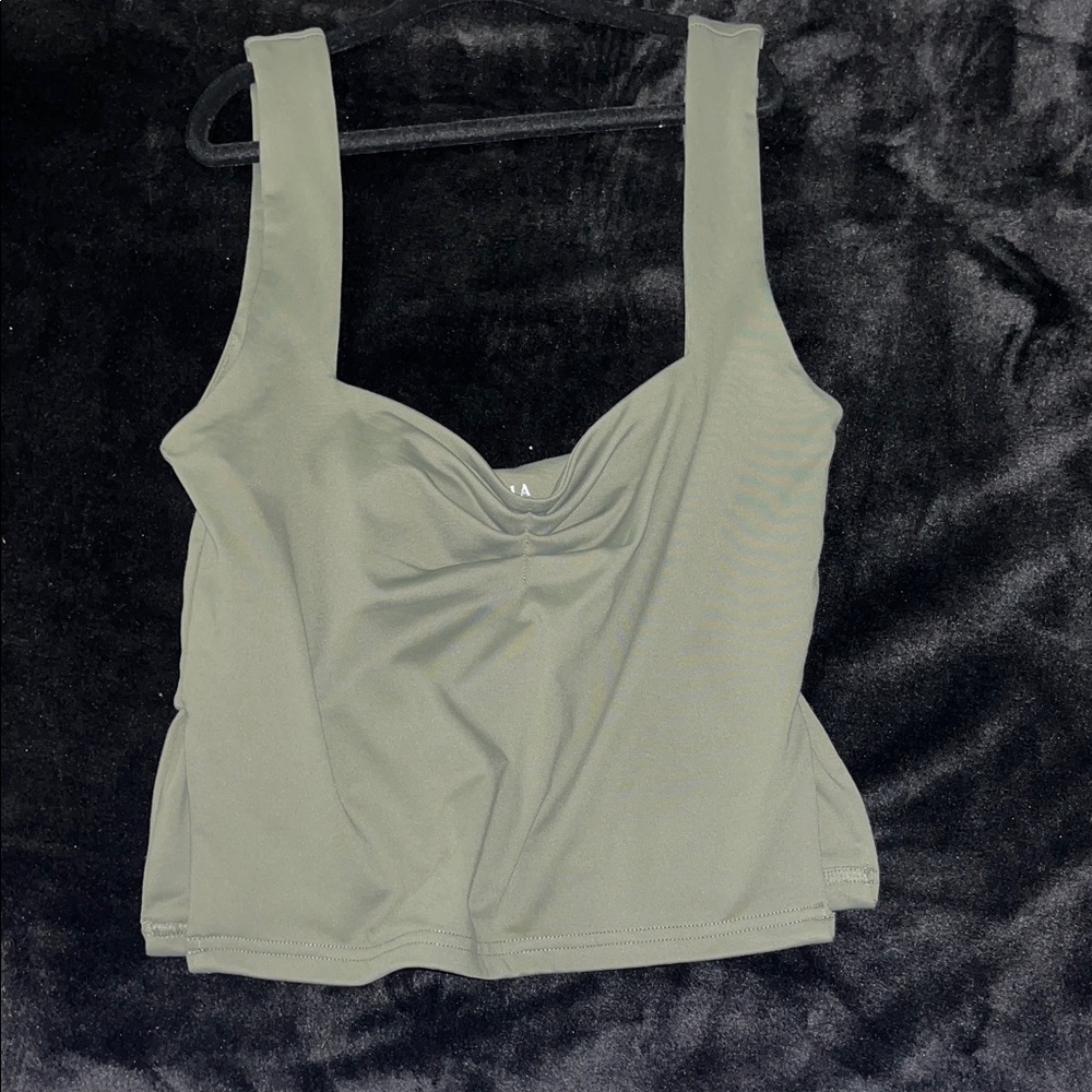 ReoRia Olive Green Tank Top